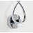 2-Light Chrome Wall Sconce With Acrylic Diffusers-29552683