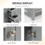 Meuble-lavabo gris 36 po