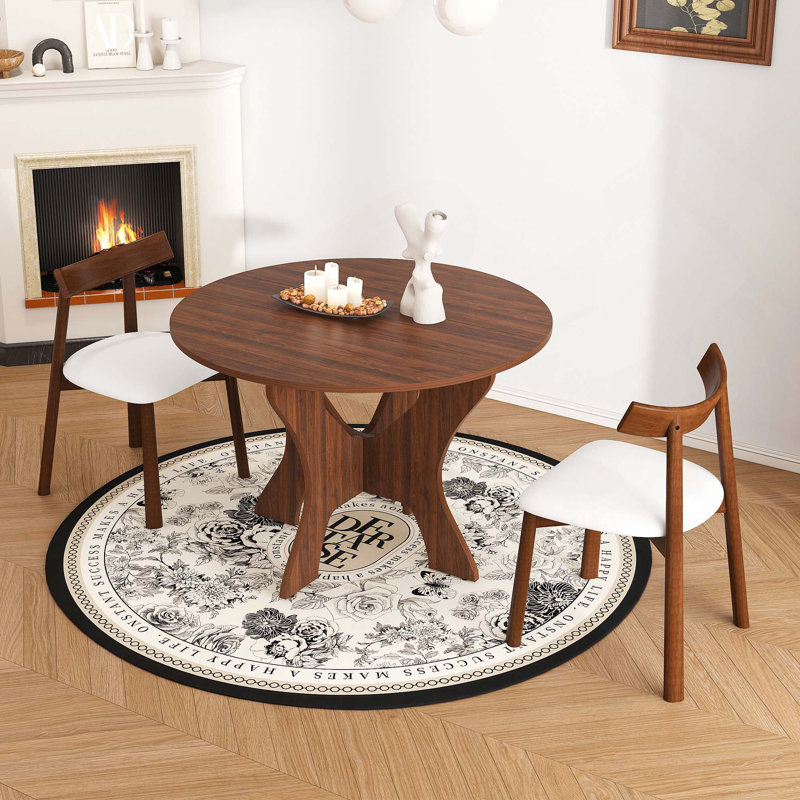 Ensemble de salle à manger pliable 3PCS, Walnut