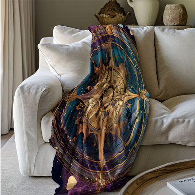 Mystical Witchy Artistry - couverture sherpa de qualité supérieure 1 pièce - reproduction d'art luxueuse