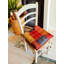 Indian Recycled Sari and Brocade Patchwork Seat Pad
