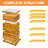 3 Layers Beehive Complete Box Kit Langstroth Beekeeping 2 Deep And 1 Medium