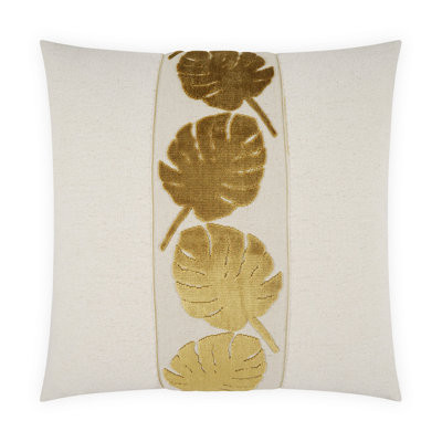 Palm Leaf Square Pillow Cover & Insert