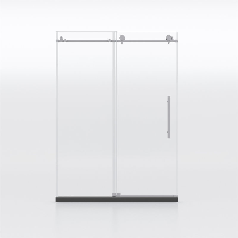 Porte de douche sans cadre avec verre trempé transparent