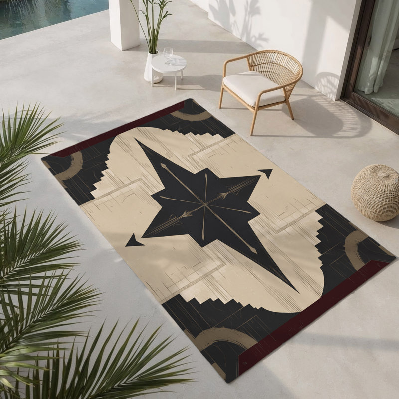 Regal Reverence Indoor And Outdoor Area Rug, Rectangle 8' x 10'