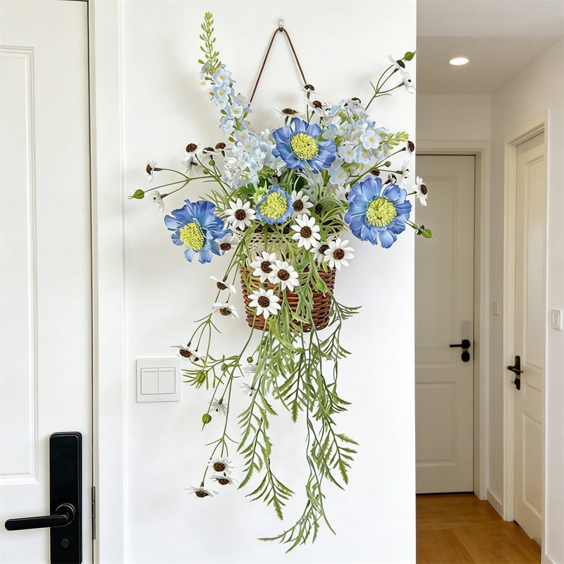 Wall-Mounted Artificial Flower
