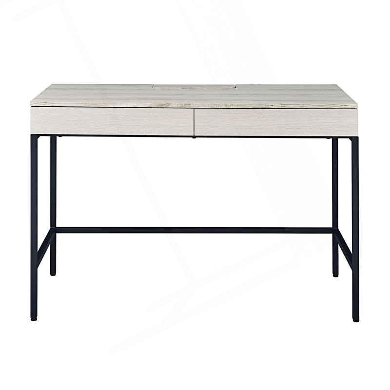 Bureau d'écriture avec station d'alimentation USB et rangement spacieux