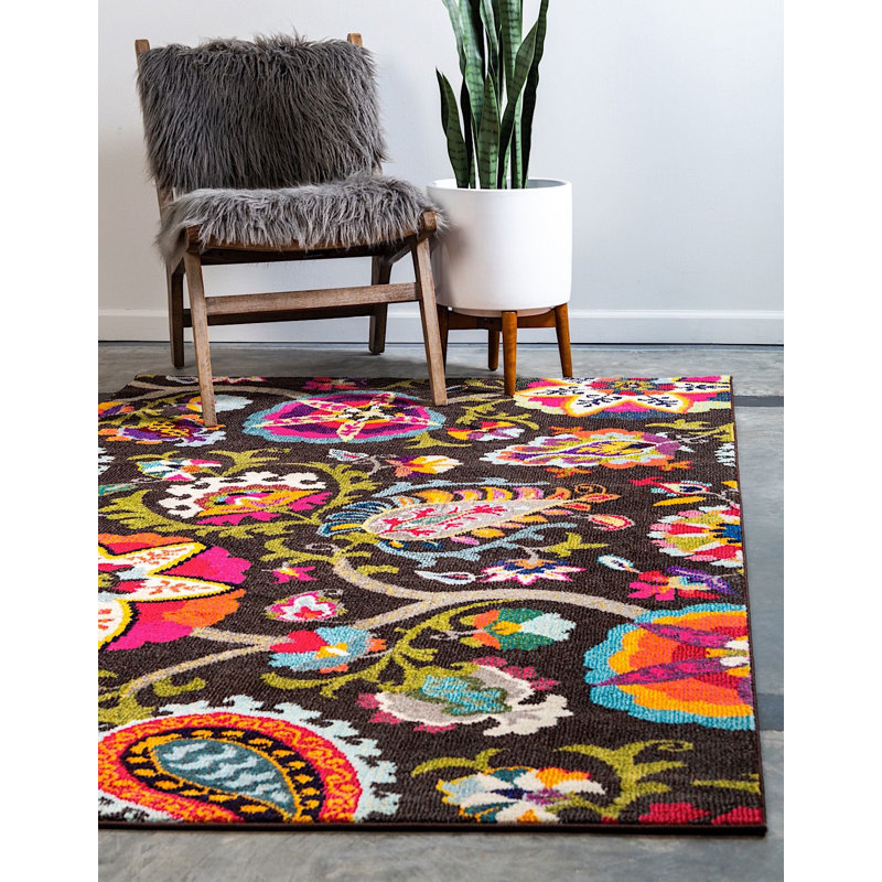Abstract Indoor Rug, Rectangle 3'3" x 5'3"