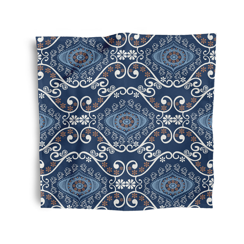 Ensemble de serviettes 4 pièces Harrel, Bleu marine
