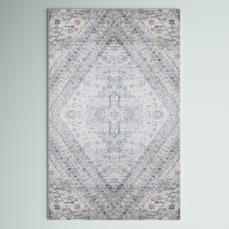 Tapis rétro Juliette, Rectangle 5 pi 3 po x 7 pi
