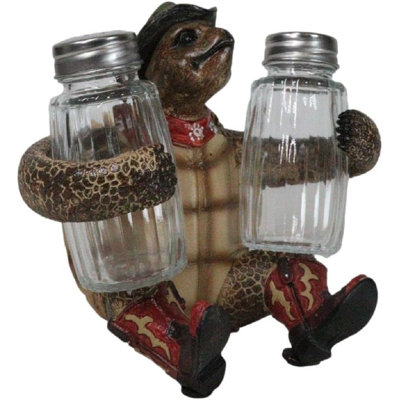 Figurine rustique en forme de tortue de mer