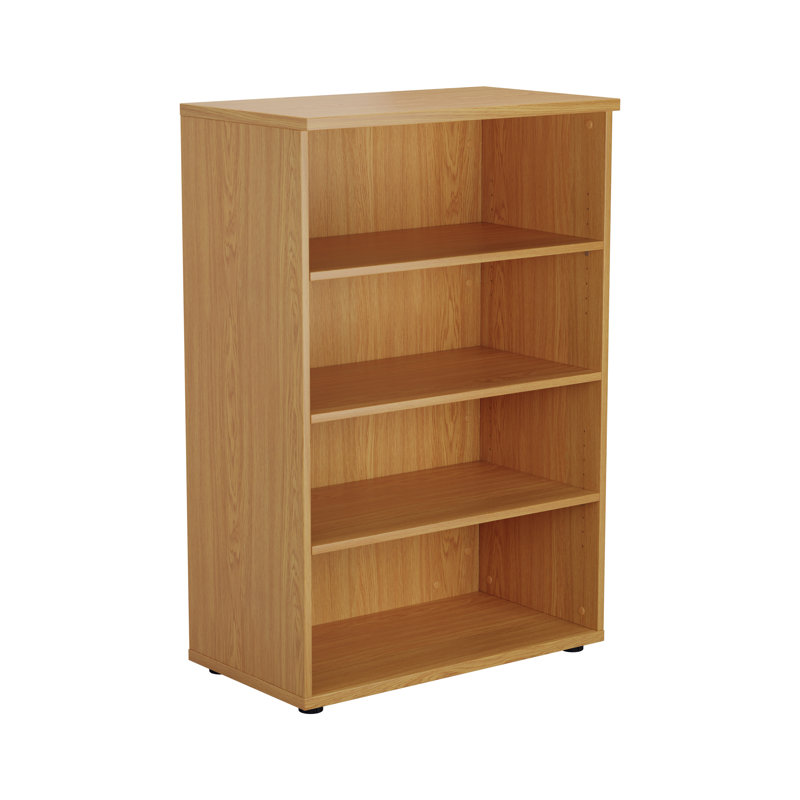 Buariki 120 cm H x 80 cm W Standard Bookcase, Oak