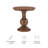 Kight 26" W Round Pedestal End Table-956160988