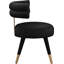 Chaise d'appoint rembourrée en velours Reimers-1441763668