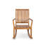 Chaise berçante d'extérieur en bois massif (ensemble de 2)