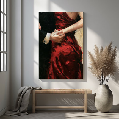 1pc Framed Canvas Wall Art Prints Poster, Gothic Romance Art Print, Dark Academia Art Posters Canvas Print Painting for Living Room Bedroom Office Bathroom Dorm Home Decor, Ready To Hang