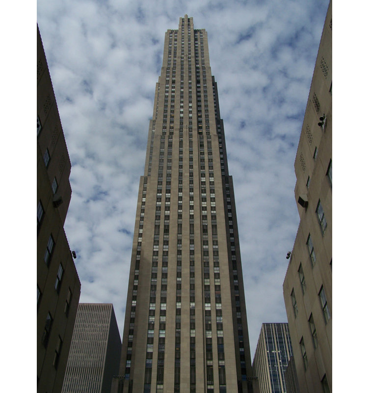 New York City Rockefeller Center, H 18 po x l 14 po
