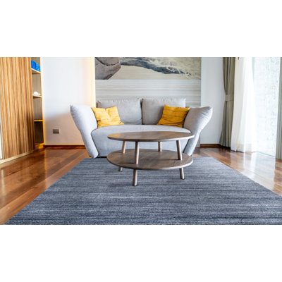 Tapis gris anthracite Lori Baft Gabbeh