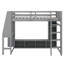 Lit mezzanine avec bureau-89641366