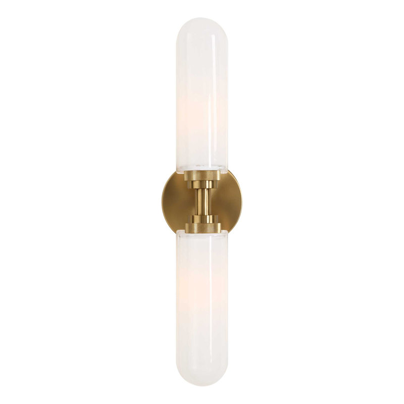 Uttermost Wellsville 2 Lt Brass Sconce