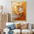 Impression dorée sur toile encadrée