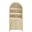 Armoire de rangement polyvalente avec panneau de particules moderne et ferme, parfaite pour la cuisine et les espaces de vie