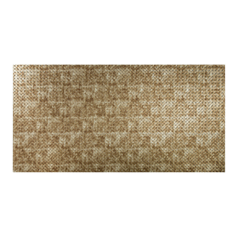 Panneau mural décoratif en vinyle 4 pi x 8 pi FASÄDE, Bronze Bermudes