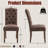 Tiarnna Linen Side Chair Dining Chair-979017805
