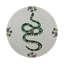 Thistle And Snake Round Pebble Placemat-601179864