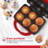Fun Holstein Housewares Non-Stick Cupcake Maker, Makes 6 Full size Muffins, Cinnamon Buns, Egg Bites and more-25772902