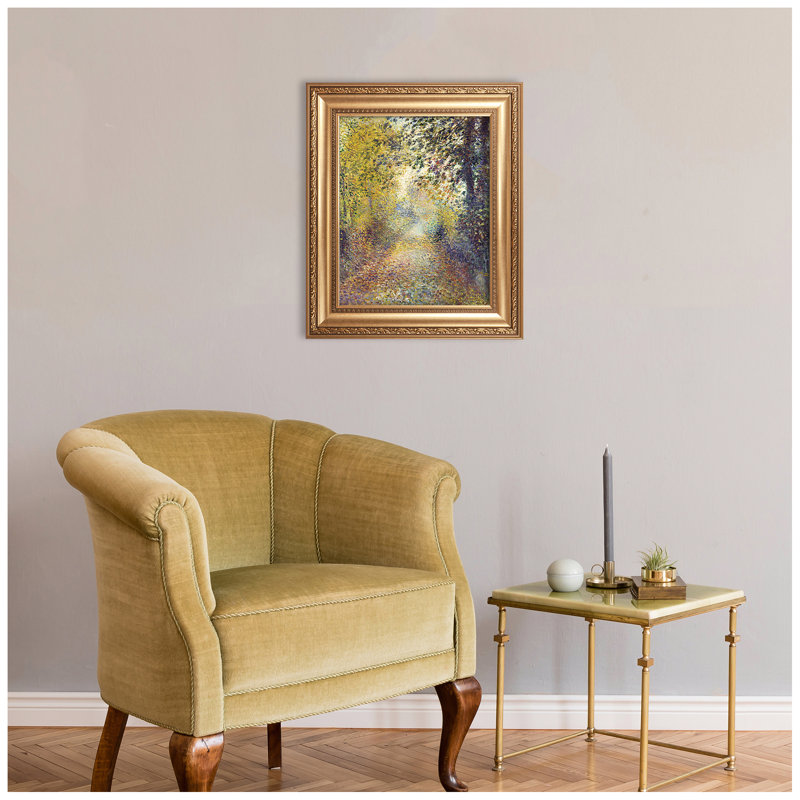 Dans les bois par Pierre-Auguste Renoir, H 24 po x l 36 po