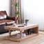 Table basse rustique, table basse en bois, table basse maison de campagne, mobilier rustique moderne, table basse avec tablette, table de salon en bois