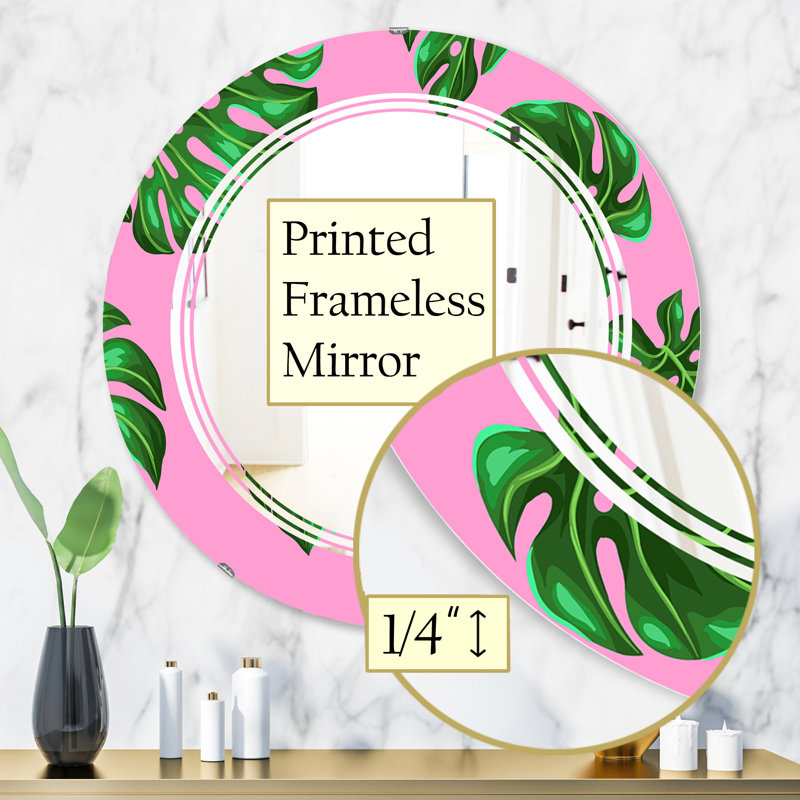 Miroir mural Palm Frames III, H 31,5 po x l po