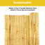 Panneaux de clôture décoratifs en bambou naturel sans creusage de P 3/4 po-21132781