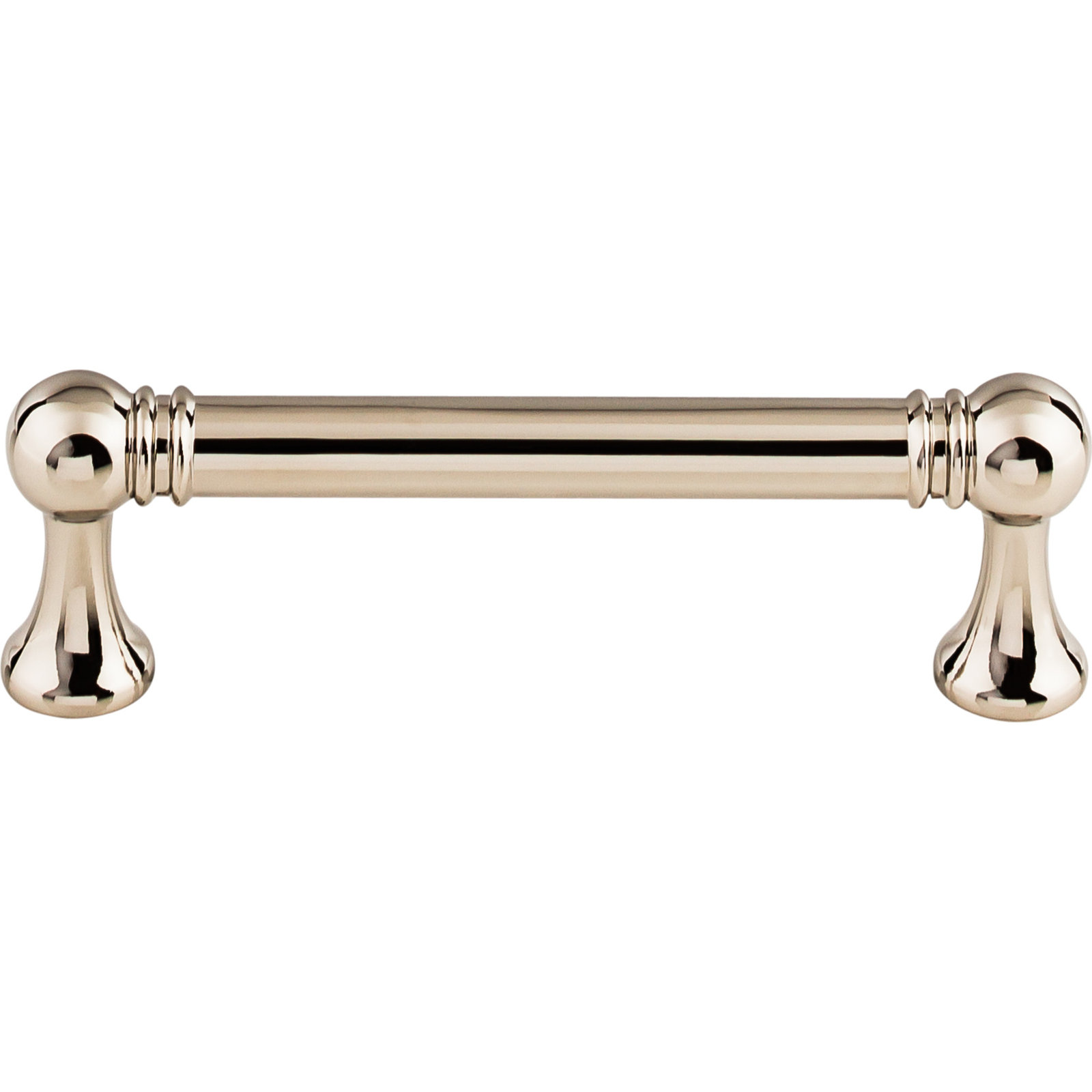 Kara Bar Cabinet Pull, Polished Nickel, 3 3/4"