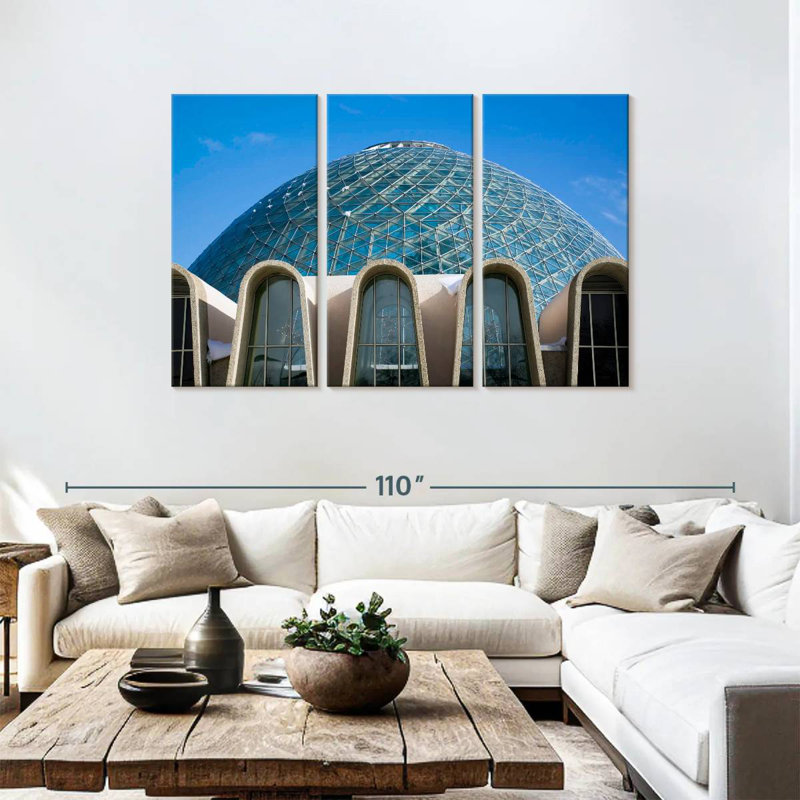 Mitchell Park Dome, 48" H x 74" W