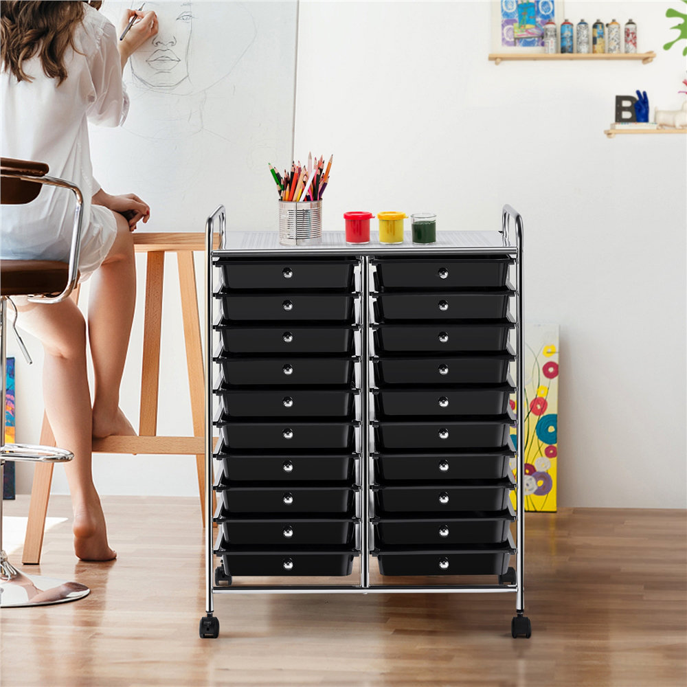 91cm H x 62.5cm W Utility Cart with Wheels