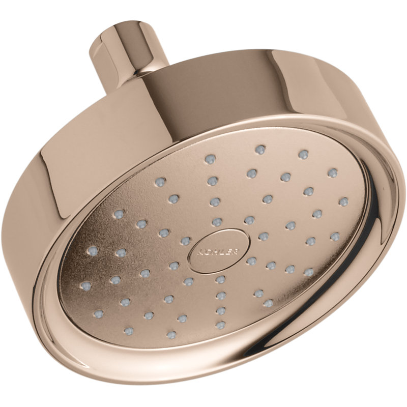 Purist 1.75 GPM Single-Function Showerhead with Katalyst Air-Induction Technology, Rose Gold
