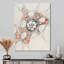 Encre, structures cellulaires rétro - impression murale abstraite, salon-1012698176-1012698183