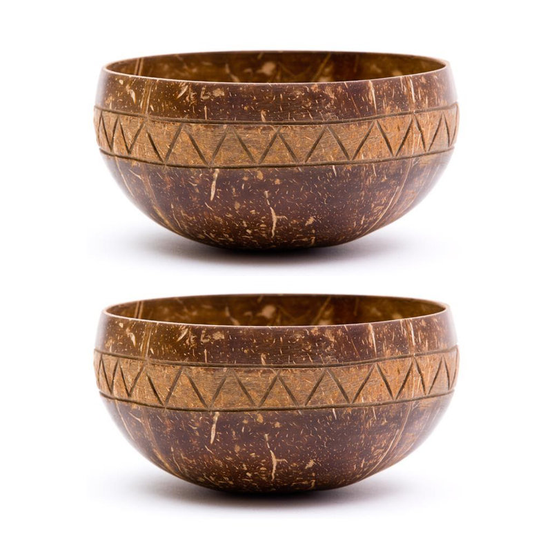 17 oz. Zigzag Coconut Dessert Bowl