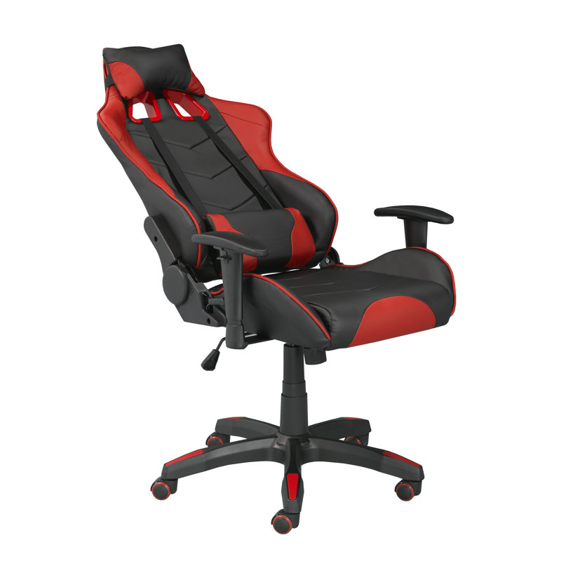 Fauteuil de jeu tilt & reincline racing, Noir / Rouge