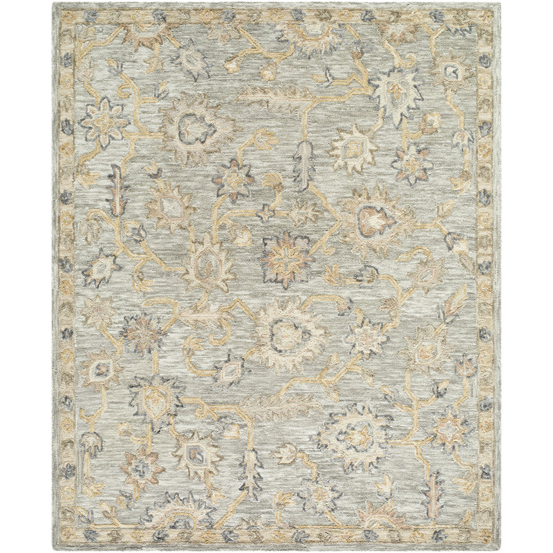Moroccan Wool Hand Tufted Area Rug, Rectangle 152 x 229 cm