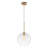 Honorius 1-Light Glass Globe Single Pendant-1145331017-1151326429