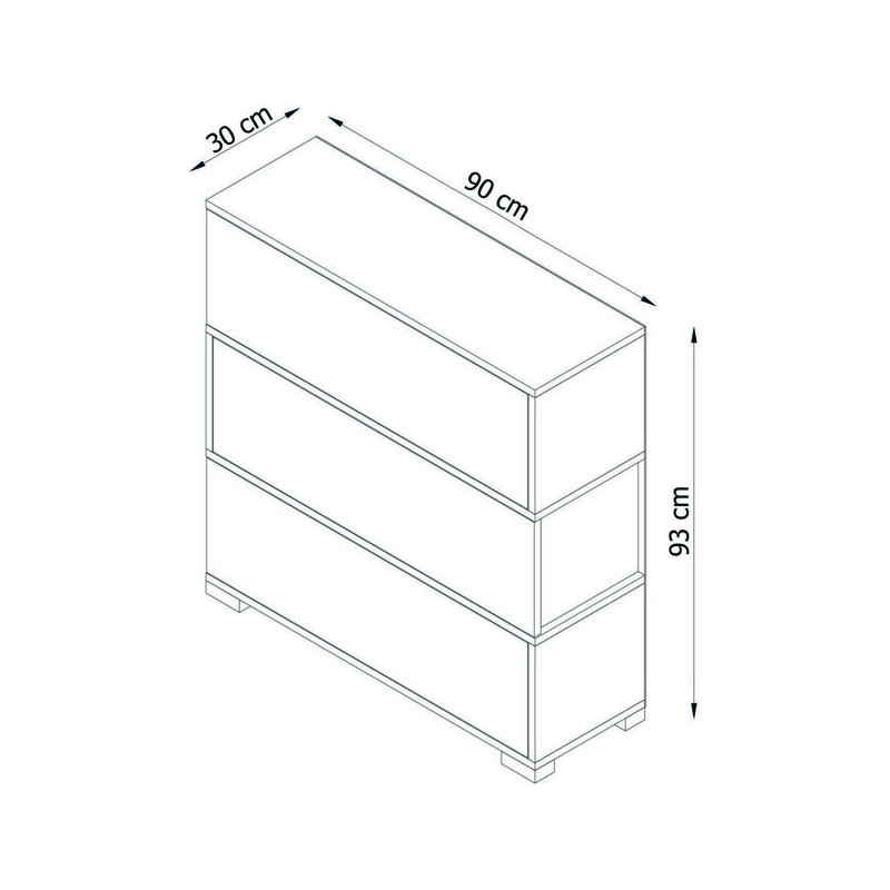 15 Pair Shoe Storage Cabinet