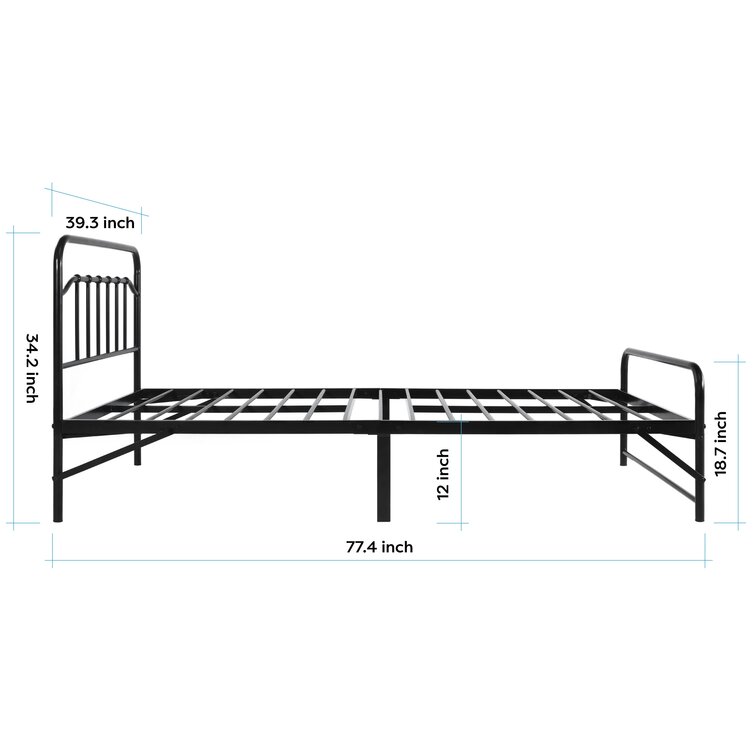 Red Barrel Studio® Sneller Metal Bed & Reviews | Wayfair