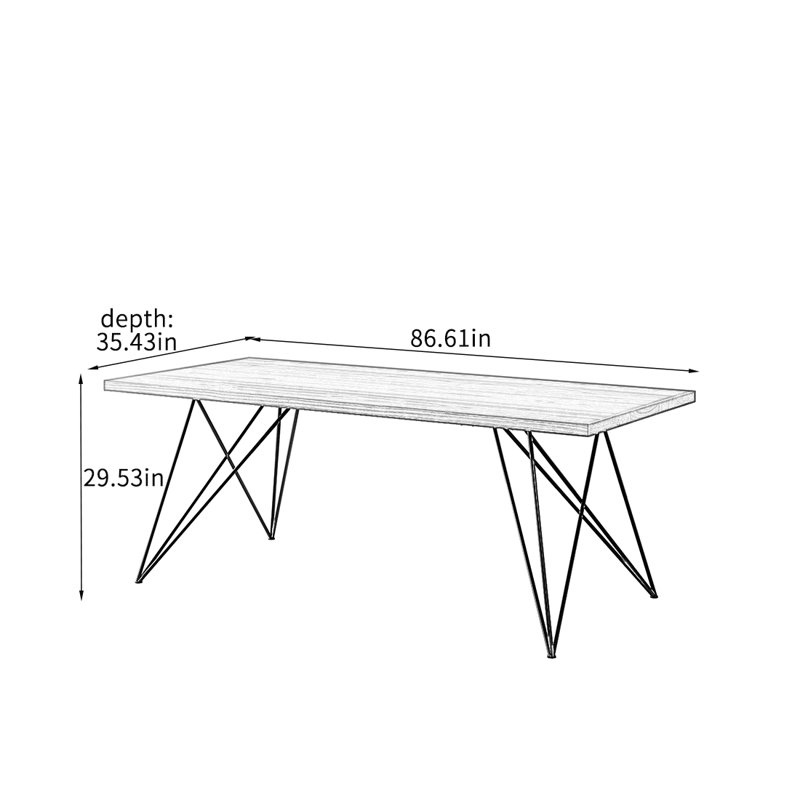 Sherwood, 29.53"H x 86.61"L x 35.43"W