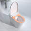 Toilette blanche intelligente avec capteur de pied, chasse automatique - sécheuse moderne, siège chauffant et télécommande