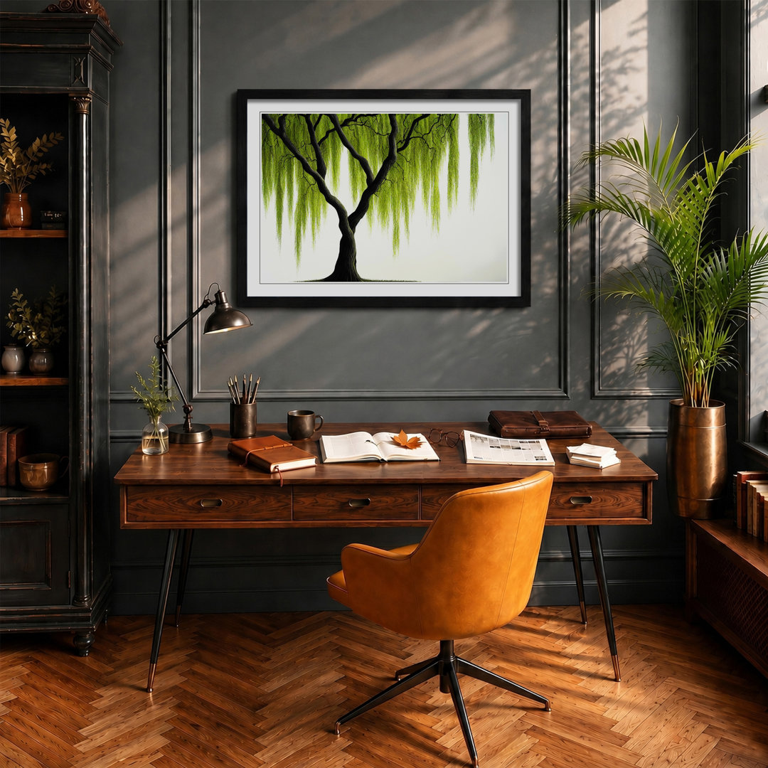 Irresistible Weeping Willow Tree - Framed Print