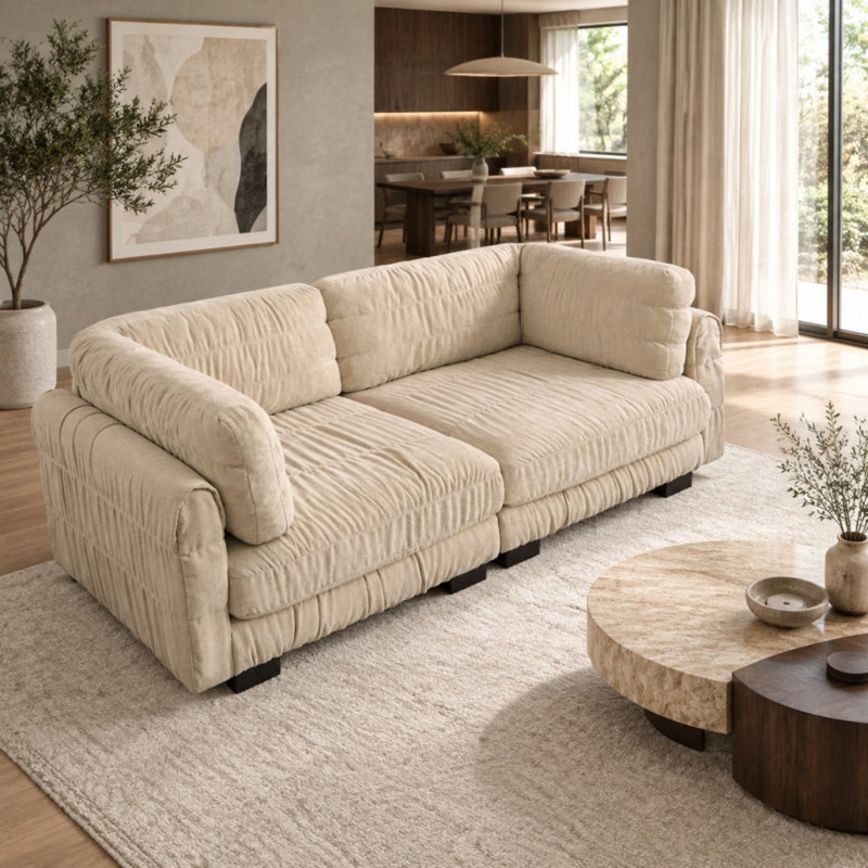 Canapé modulaire Loveseat, 2