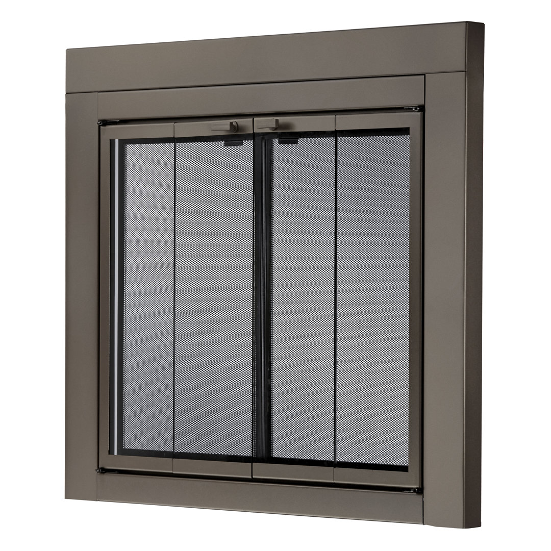 Cabinet Steel Fireplace Door Uniflame 